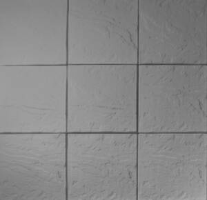 Bazénová dlažba čtvercová z betonu, sestava devíti kusů v barvě šedá