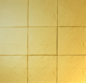 Bazénová dlažba čtvercová z betonu, sestava devíti kusů v barvě písková